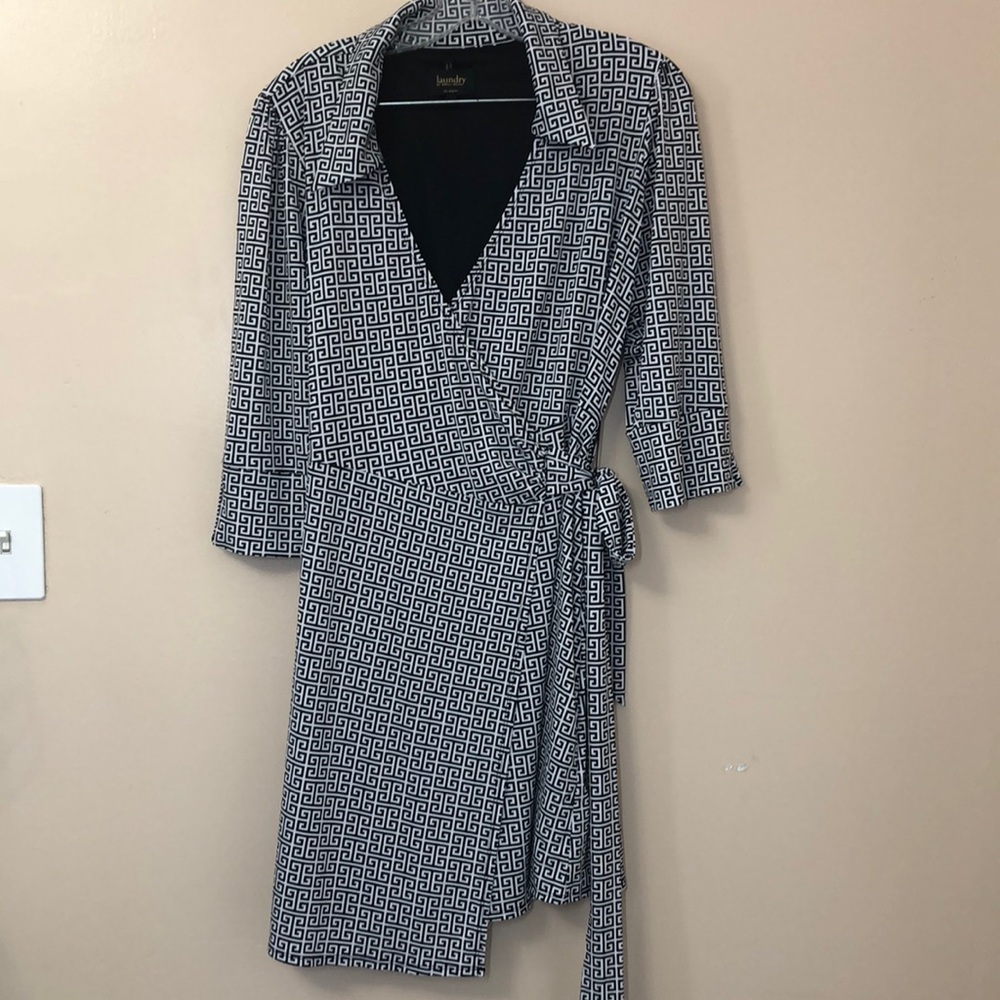 Laundry By Shelli Segal Wrap Dress